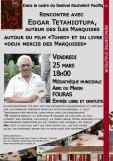 Rencontre avec un auteur marquisien à la médiathèque