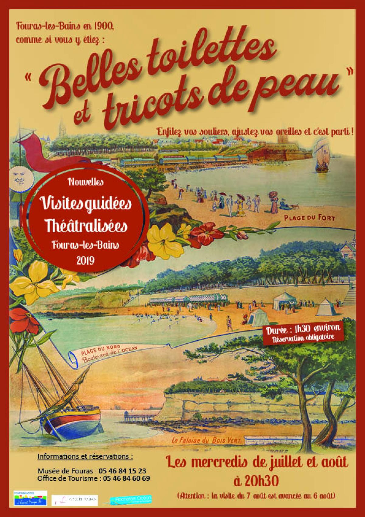 Belles toilettes et tricots de peau - Visites théâtralisées de la ville - Les mercredis de juillet et août