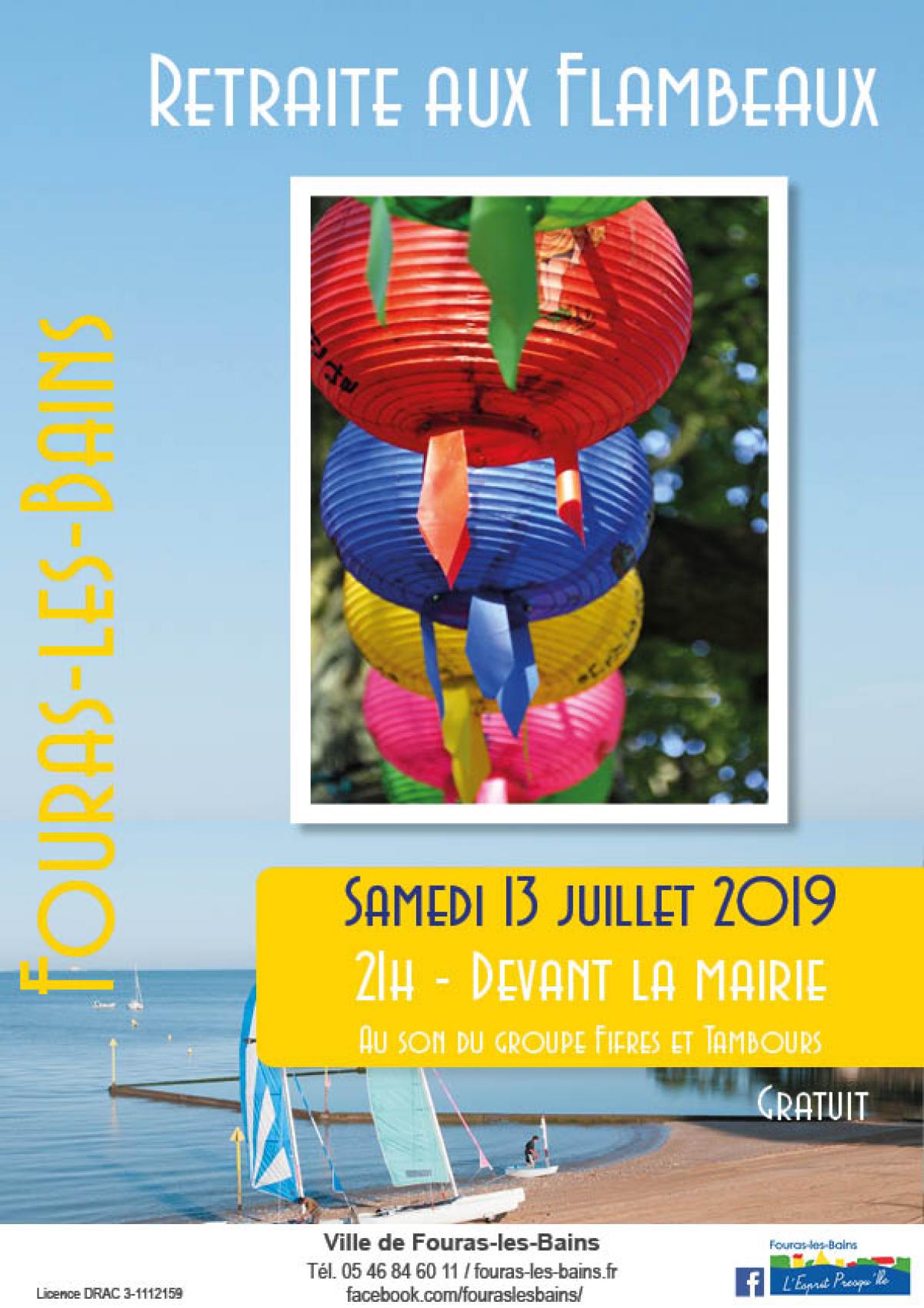 Retraite aux Flambeaux - Samedi 13 juillet 2019 - 21h devant la mairie