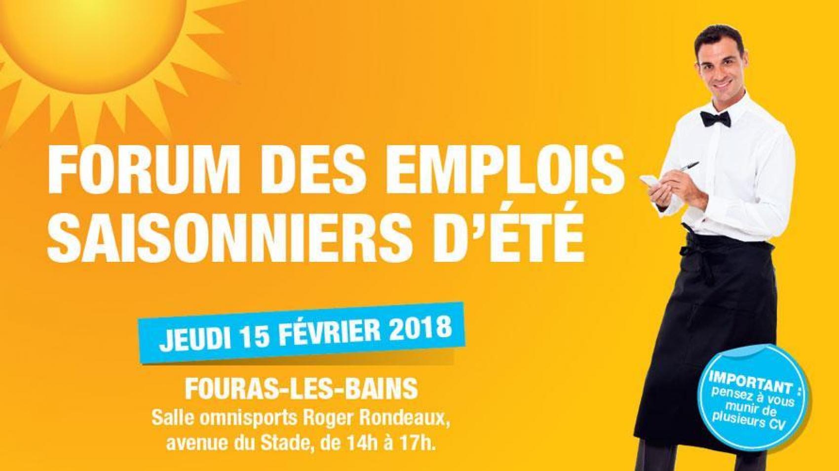 Forum des emplois saisonniers d'été - Fouras