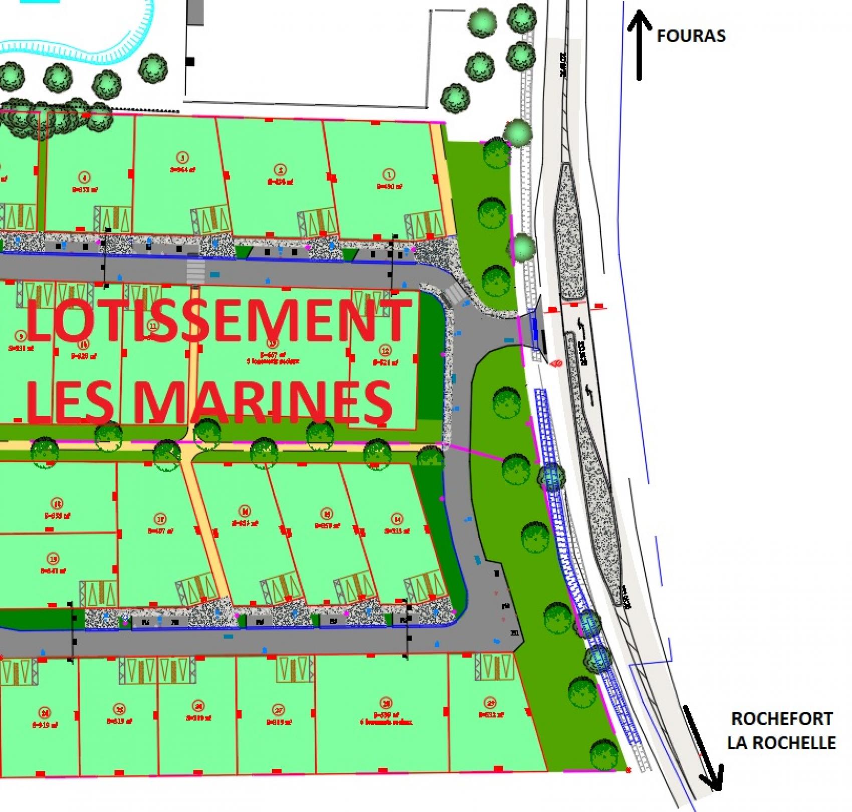 Travaux de création d'un accès au nouveau lotissement 