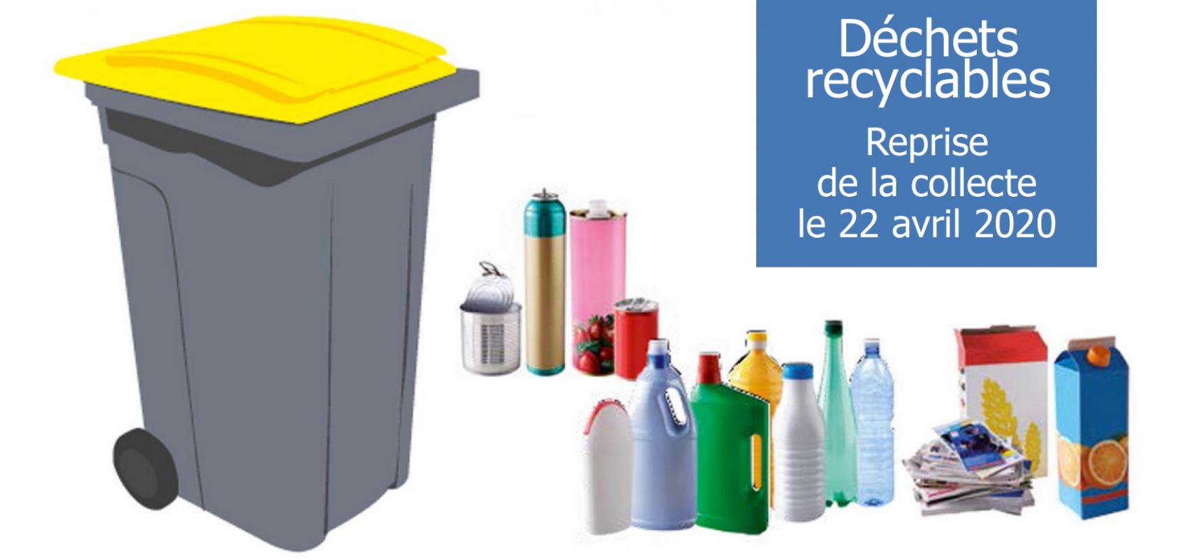 Déchets recyclables : reprise de la collecte le 22 avril 2020 à Fouras