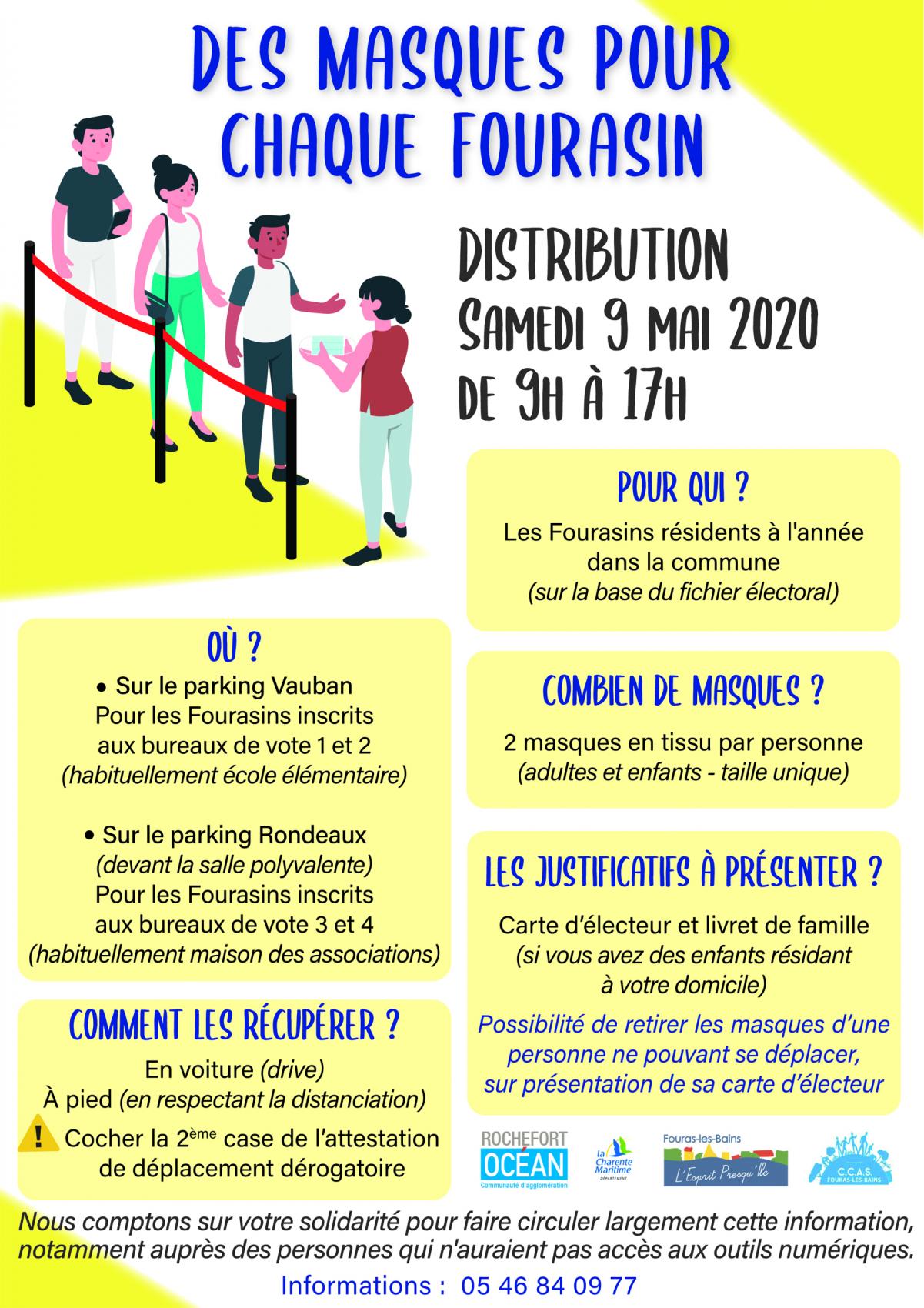 OPÉRATION : « Des masques pour chaque Fourasin »