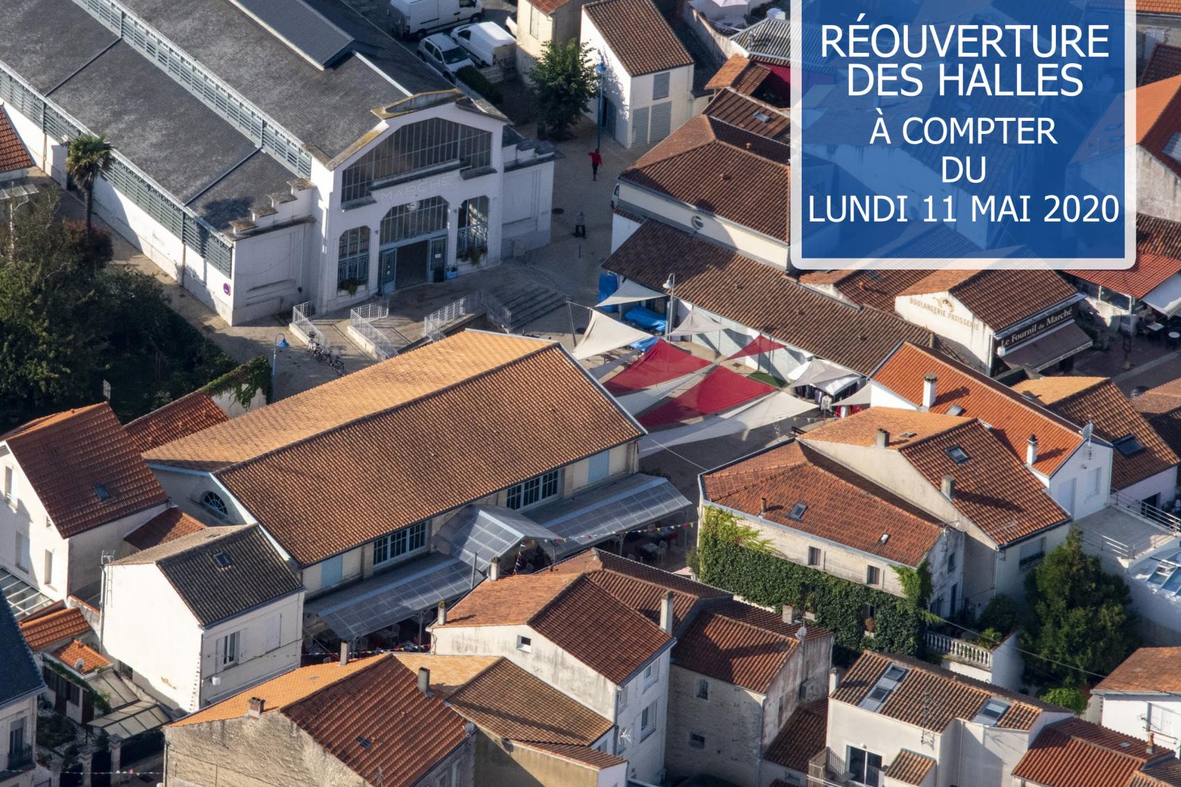 RÉOUVERTURE DES HALLES DE FOURAS-LES-BAINS À COMPTER DU LUNDI 11 MAI 2020