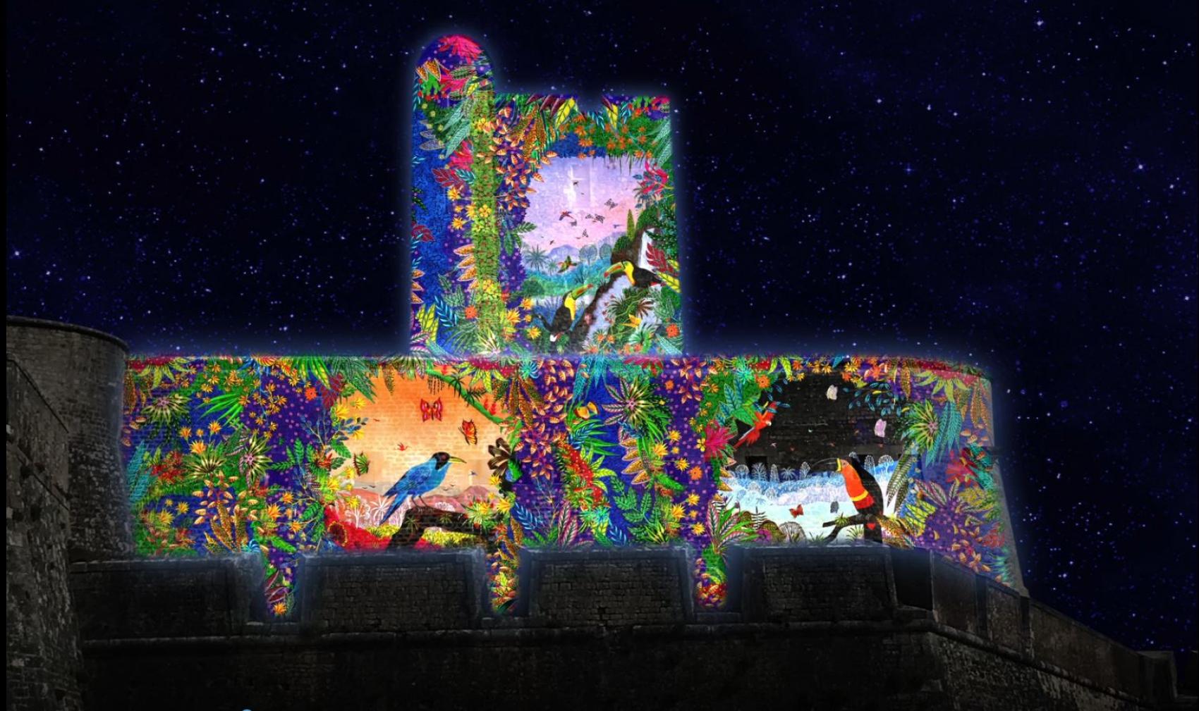 « LUCIA » : UNE ŒUVRE D’ART LUMINEUSE SUR LE FORT VAUBAN - DU 11 JUILLET AU 16 AOUT 2020 - DE 22H15 A 00H00