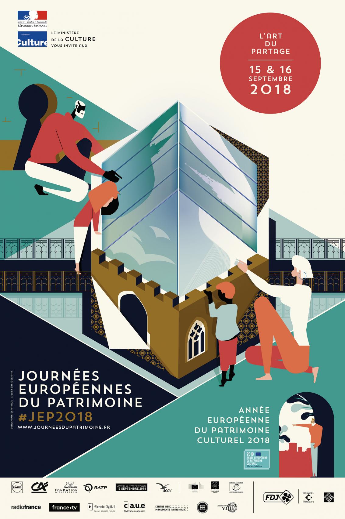 Journées européennes du patrimoine - 15 et 16 septembre 2018