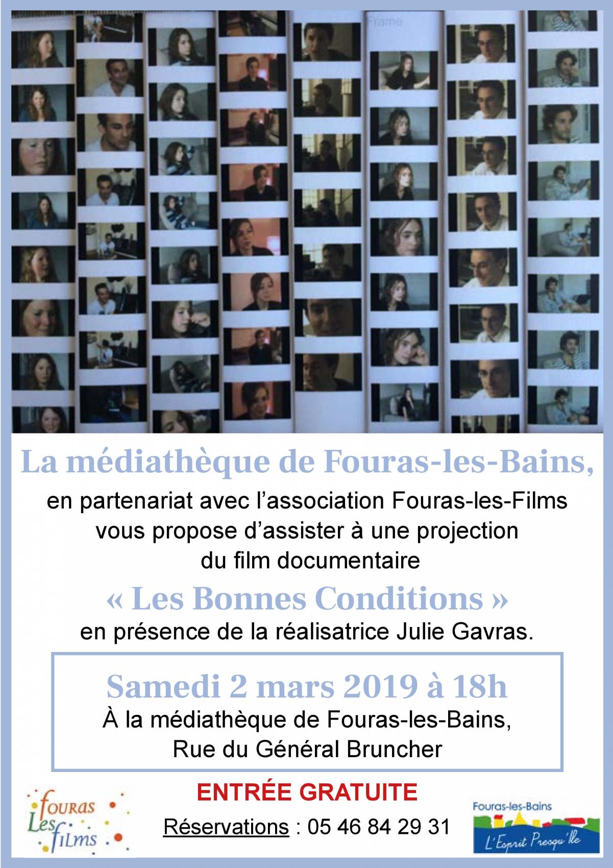Samedi 2 mars 2019 à 18 h - Médiathèque - Projection du film documentaire 