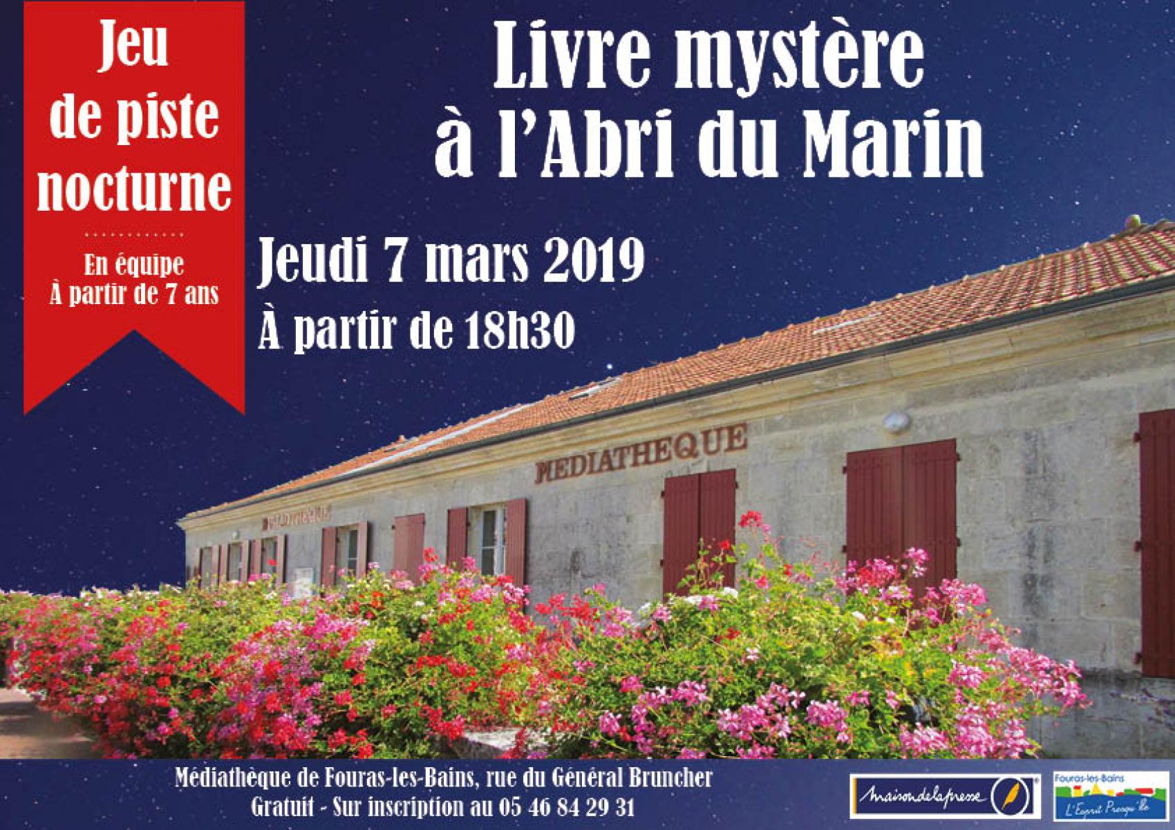 Jeudi 7 mars 2019, à partir de 18 h 30 : jeu nocturne 