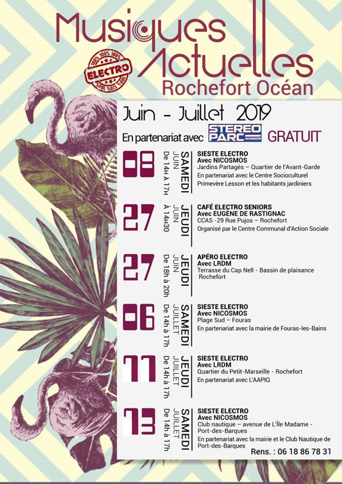 Sieste Électro - Samedi 6 juillet - Plage Sud